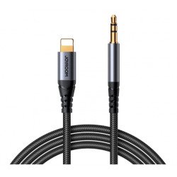 Audio kabelis Audio Cable SY-A06 3.5 mm / Lightning cable 1.2 m Black
