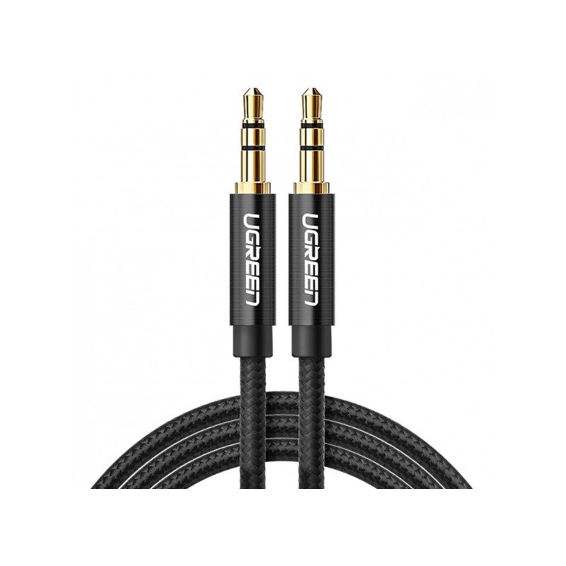 Audio kabelis Audio cable 3.5mm AUX Black