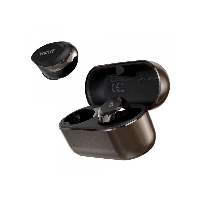 Bezvadu austiņas Bluetooth TWS YACHT HiFi Black, Gold