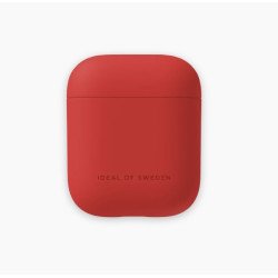 Bezvadu austiņu apvalks Apple Silicone case Red