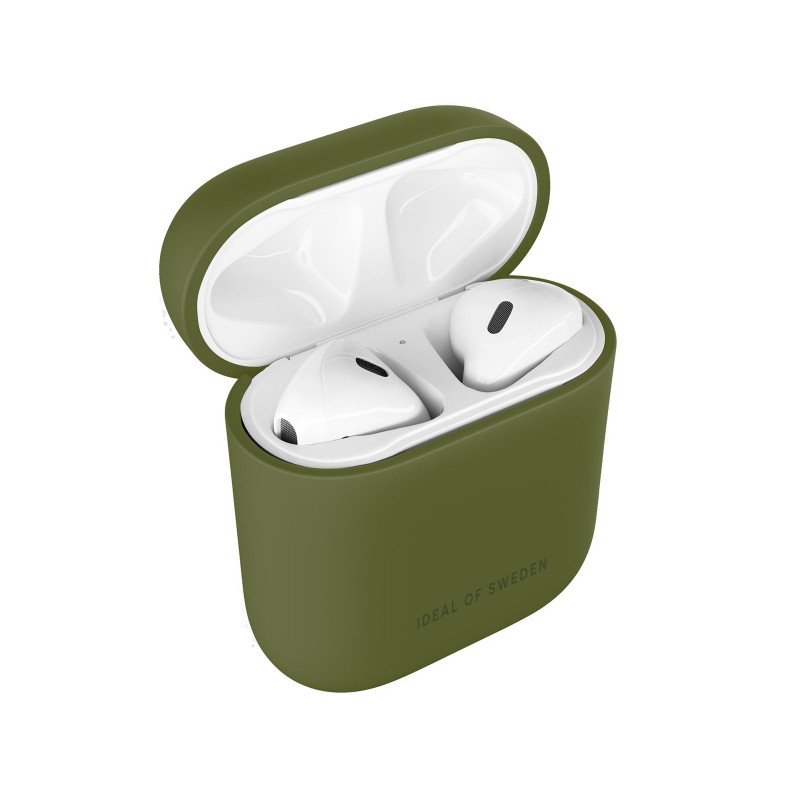 Bezvadu austiņu apvalks Apple Silicone case Khaki Green
