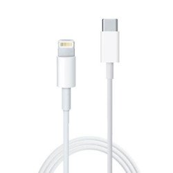 Kabelis No Box MQGJ2ZM/A Type-C to Lightning White