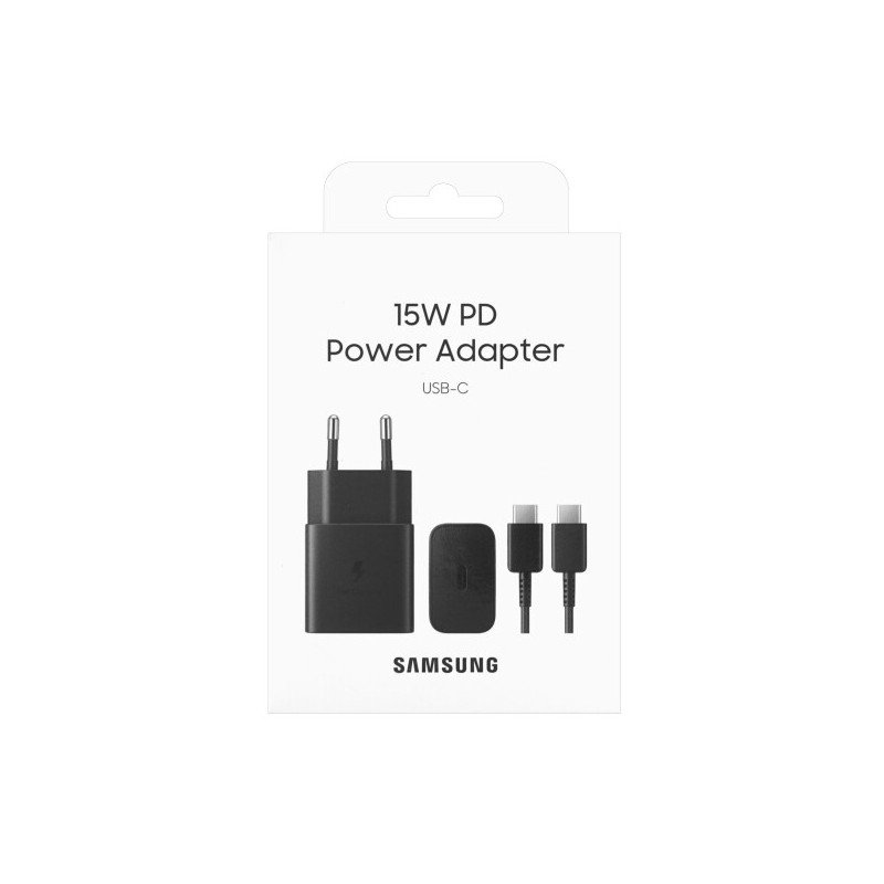 Lādēšanas komplekts T1510XBE plus Type-C Cable Black