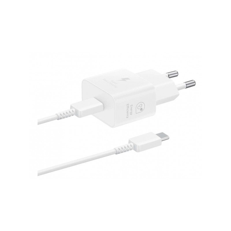 Lādēšanas komplekts Wall Charger 25W GaN with USB-C cable White
