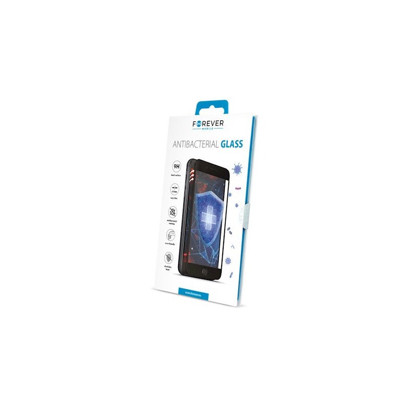 Viedtālruņa aizsargstikls Apple iPhone X/XS Antibacterial Glass Black