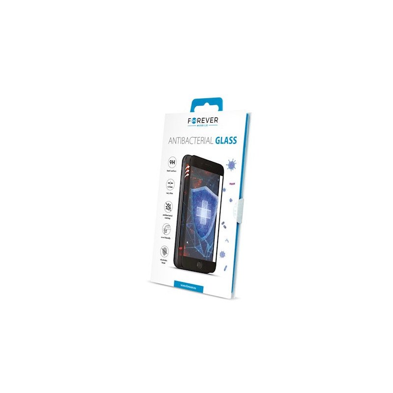 Viedtālruņa aizsargstikls Apple iPhone 12 Pro Max Antibacterial Glass Black