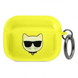 Bezvadu austiņu apvalks Apple KLAPUCHFY Yellow, With Design