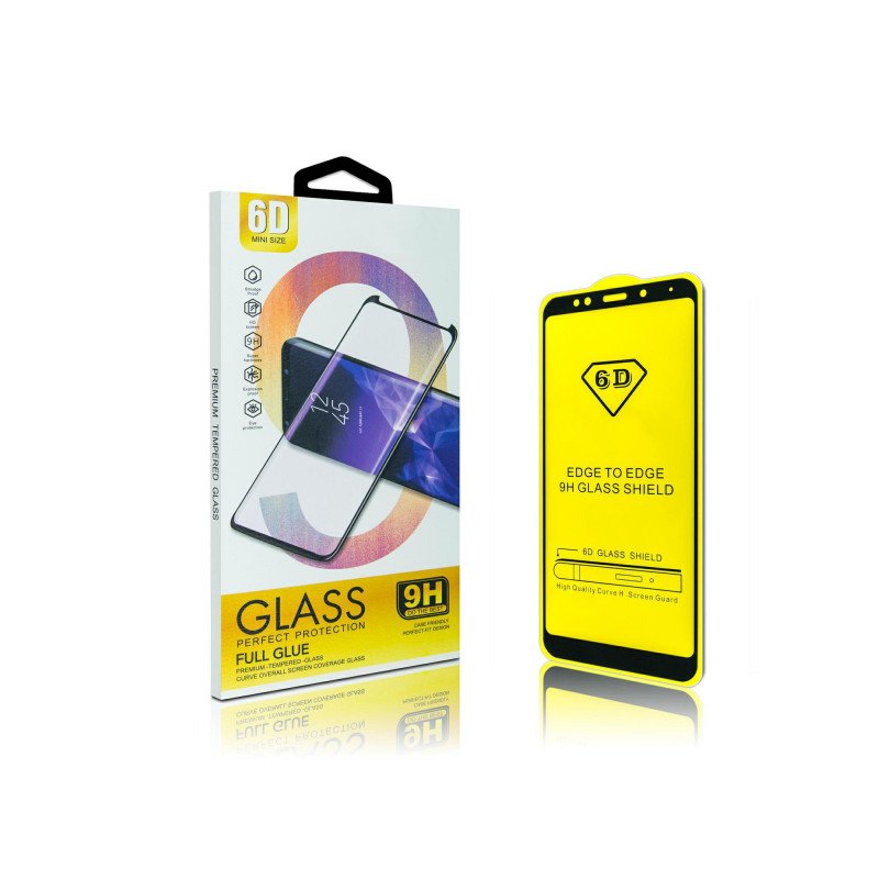 Viedtālruņa aizsargstikls Apple iPhone 11 Pro Max Full Glue 6D Black