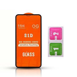 Viedtālruņa aizsargstikls Samsung Galaxy A30S / A50 / A50S Full Glue 21D Black