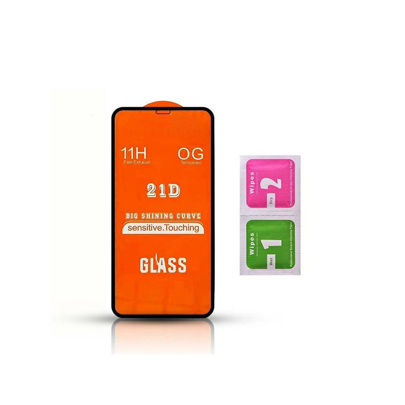 Viedtālruņa aizsargstikls Samsung Galaxy A30S / A50 / A50S Full Glue 21D Black