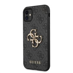 Viedtālruņa aizmugurējais vāciņš Apple iPhone 11 4G Metal Logo Grey, With Design