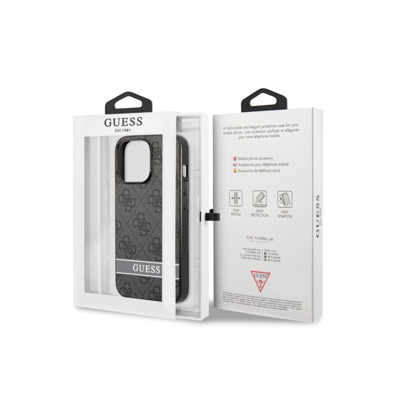 Viedtālruņa aizmugurējais vāciņš Apple iPhone 13 Pro Stripe Collection Grey, With Design