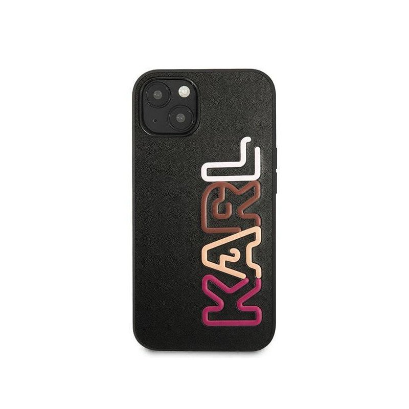 Viedtālruņa aizmugurējais vāciņš Apple Iphone 15 Multipink Black