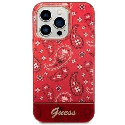 Viedtālruņa aizmugurējais vāciņš Apple iPhone 14 Pro Max Paisley Collection Red