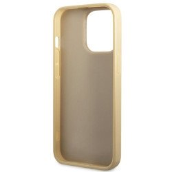 Viedtālruņa aizmugurējais vāciņš Apple iPhone 14 Pro Glitter Flakes Gold, With Design