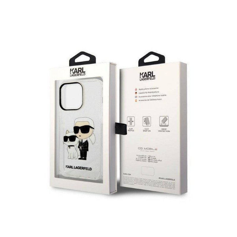 Viedtālruņa aizmugurējais vāciņš Apple iPhone 14 Pro KLHCP14LHNKCTGT Transparent, With Design