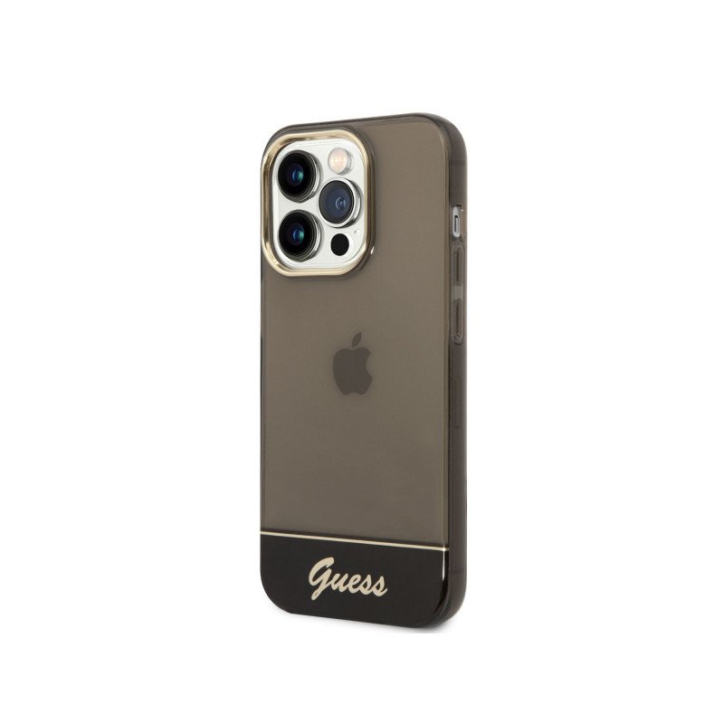 Viedtālruņa aizmugurējais vāciņš Apple iPhone 14 Pro GUHCP14LHGCOK Transparent, With Design