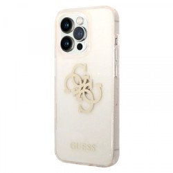 Viedtālruņa aizmugurējais vāciņš Apple iPhone 14 Pro Big Metal Logo Gold