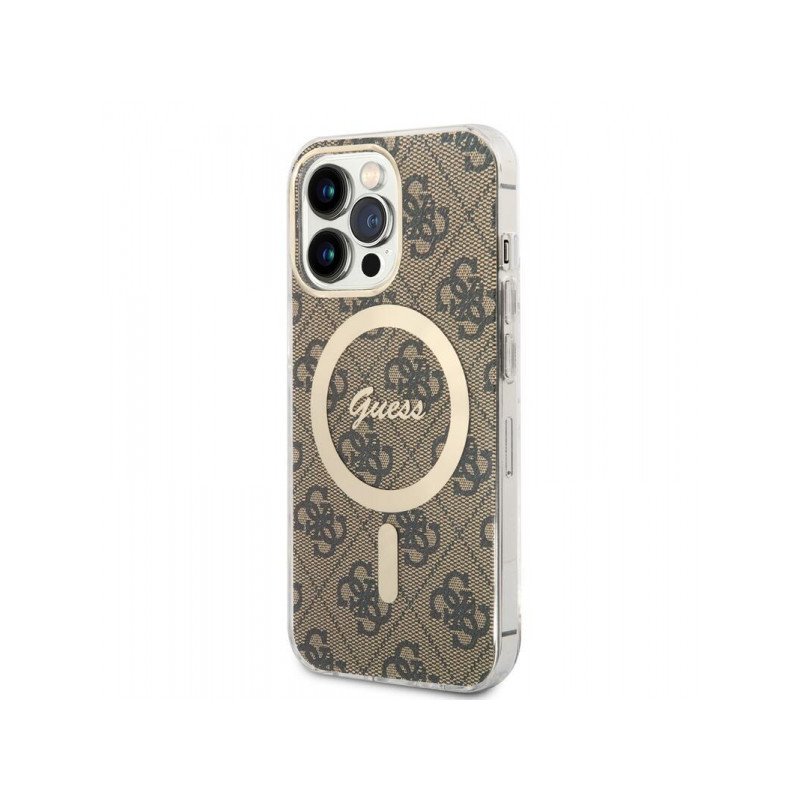 Viedtālruņa aizmugurējais vāciņš Apple iPhone 13 Pro GUHMP13LH4STW Brown, With Design