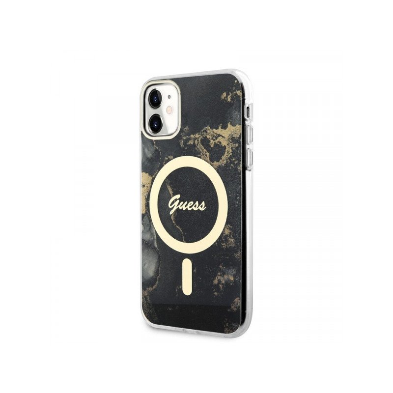 Viedtālruņa aizmugurējais vāciņš Apple iPhone 11 GUHMN61HTMRSK Black, With Design