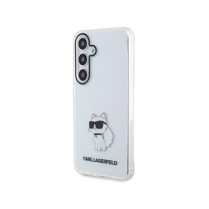 Viedtālruņa aizmugurējais vāciņš Samsung Galaxy S24 Choupette Collection Transparent