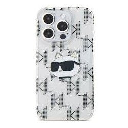 Viedtālruņa aizmugurējais vāciņš Apple iPhone 15 Pro Max Monogram Transparent