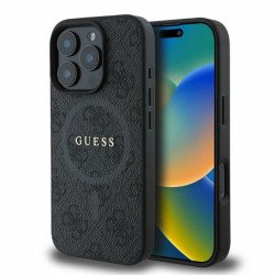 Viedtālruņa aizmugurējais vāciņš Apple iPhone 16 Pro Peony Script MagSafe Black, With Design