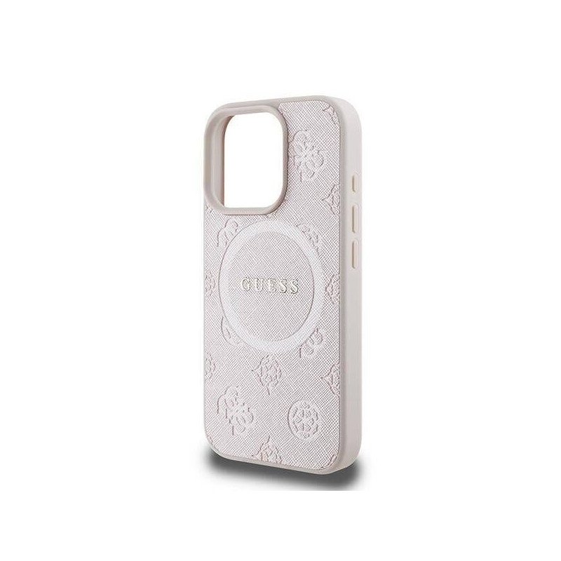 Viedtālruņa aizmugurējais vāciņš Apple iPhone 16 Pro Peony Script MagSafe Pink