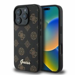 Viedtālruņa aizmugurējais vāciņš Apple iPhone 16 Pro Peony Script MagSafe Brown, With Design
