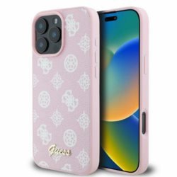 Viedtālruņa aizmugurējais vāciņš Apple Iphone 16 Peony Script MagSafe Pink, With Design