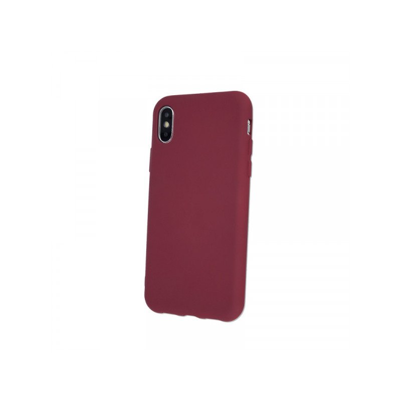 Viedtālruņa aizmugurējais vāciņš Samsung Galaxy A21S Silicon Burgundy