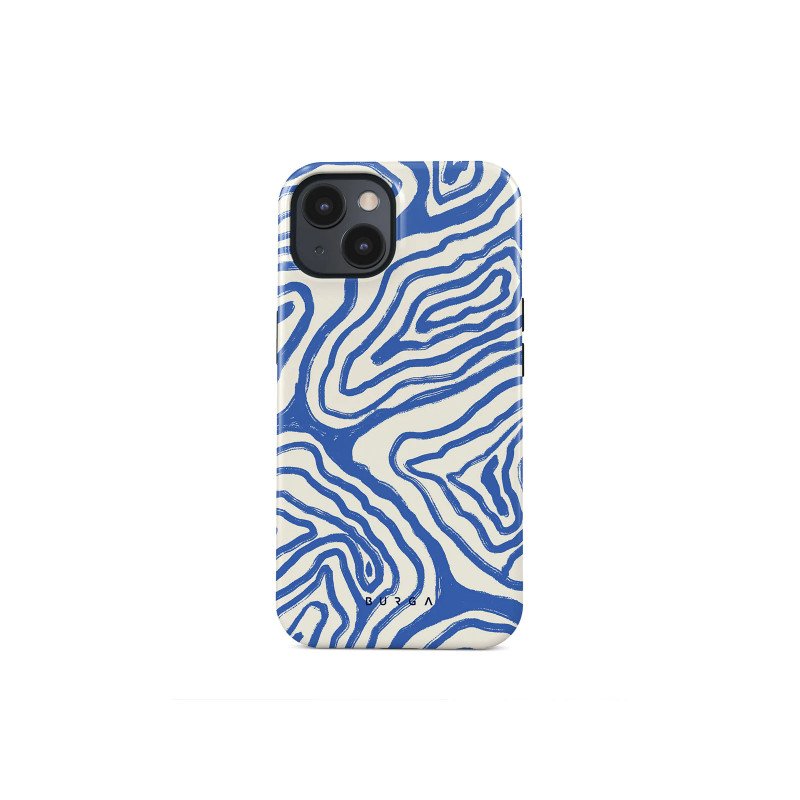Viedtālruņa aizmugurējais vāciņš Apple Iphone 15 Plus Seven seas Blue, White