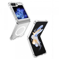 Viedtālruņa atveramais maciņš Samsung Galaxy Z Flip 5 5G Acrylic Magsafe Transparent
