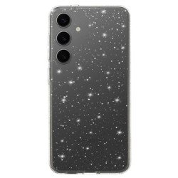 Viedtālruņa aizmugurējais vāciņš Samsung Galaxy S24 Crystal Glitter Transparent