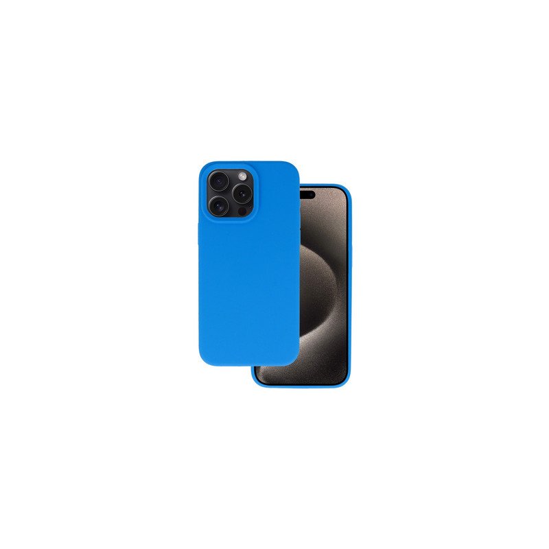 Viedtālruņa aizmugurējais vāciņš Apple iPhone 13 Silicone Lite Blue