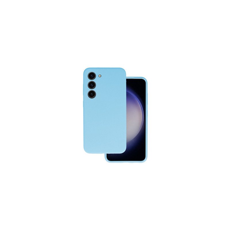 Viedtālruņa aizmugurējais vāciņš Samsung Galaxy S23 Silicone Lite Light Blue