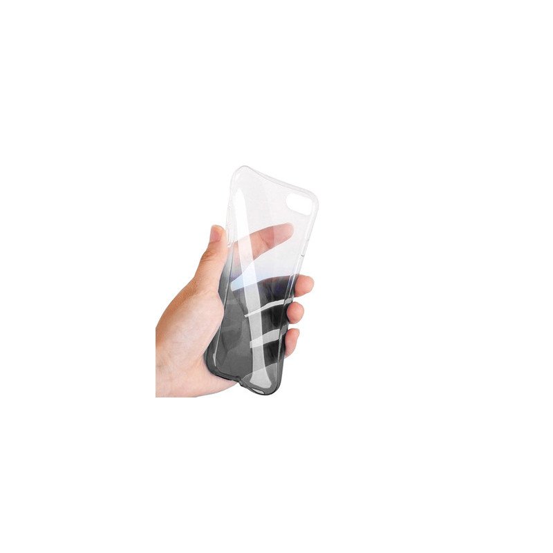 Viedtālruņa aizmugurējais vāciņš Apple iPhone XR Ombre Black, Transparent