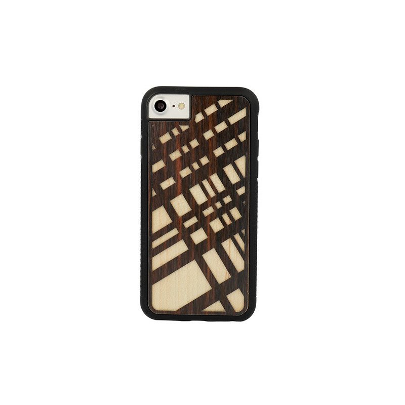 Viedtālruņa aizmugurējais vāciņš Apple iPhone 7 / 8 / SE 20 / SE 22 Wood Design 5 Brown, With Design
