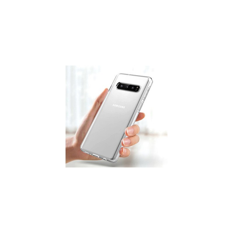 Viedtālruņa aizmugurējais vāciņš Samsung Galaxy A10 2mm Perfect Transparent