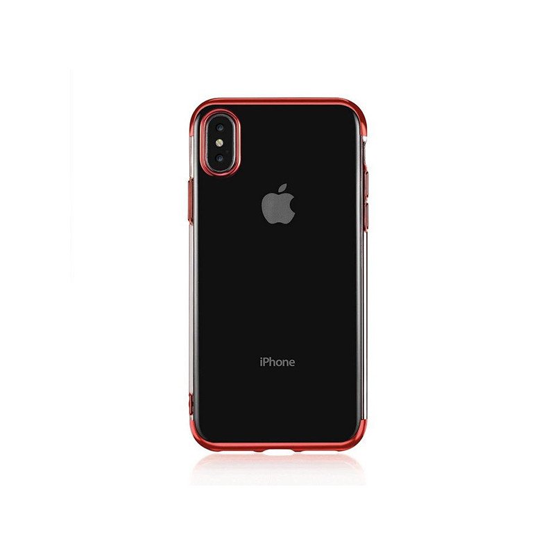 Viedtālruņa aizmugurējais vāciņš Samsung Galaxy A30S / A50 / A50S New Electro Red, Transparent