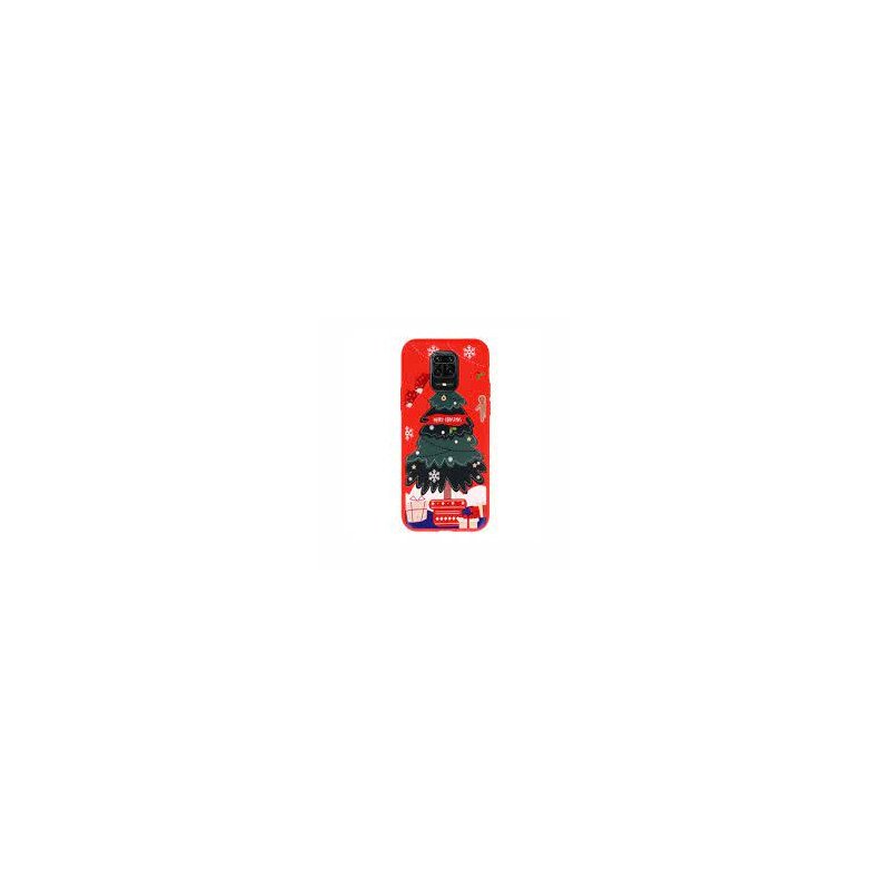 Viedtālruņa aizmugurējais vāciņš Xiaomi Redmi Note 9 Pro / Pro Max / S Christmas Design 6 Red, With Design