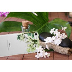 Viedtālruņa aizmugurējais vāciņš Samsung Galaxy A10 Floral Jasmine Transparent, With Design