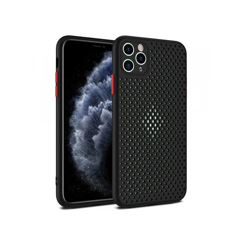 Viedtālruņa aizmugurējais vāciņš Samsung Galaxy A10 Breath Black