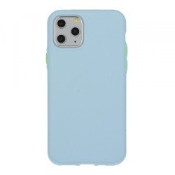 Viedtālruņa aizmugurējais vāciņš Huawei P30 Lite Solid Silicone Blue