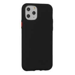 Viedtālruņa aizmugurējais vāciņš Samsung Galaxy A41 Solid Silicone Black