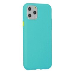 Viedtālruņa aizmugurējais vāciņš Samsung Galaxy A41 Solid Silicone Green