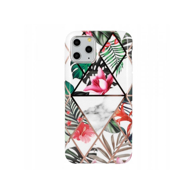 Viedtālruņa aizmugurējais vāciņš Huawei P40 Lite Cosmo Marble Design 6 Mixed, With Design