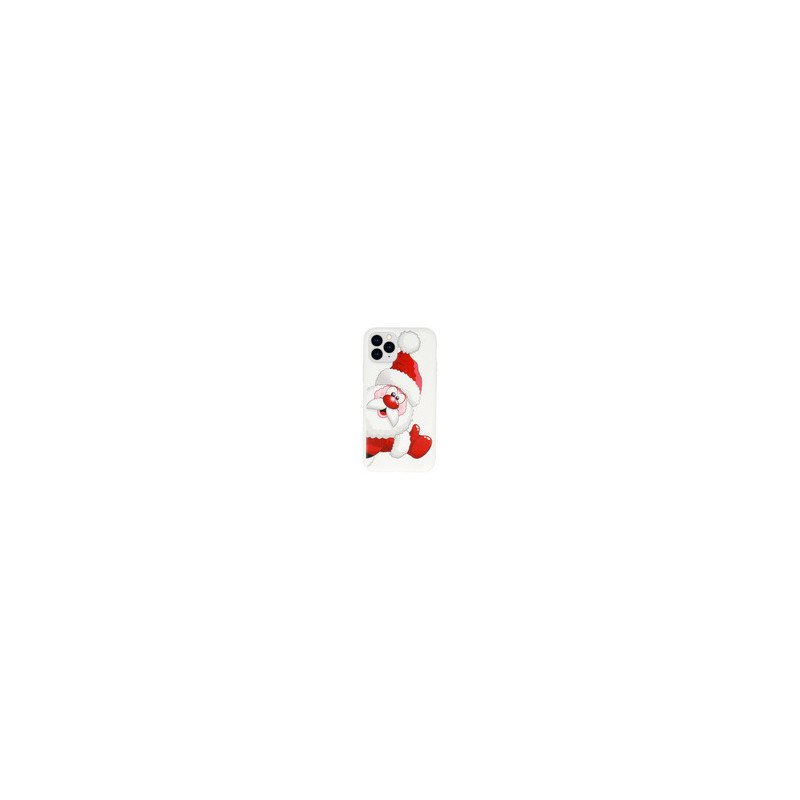 Viedtālruņa aizmugurējais vāciņš Apple iPhone XR Christmas Design 4 White, With Design