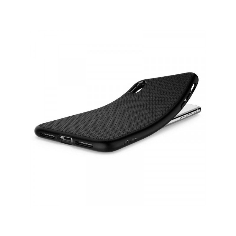 Viedtālruņa aizmugurējais vāciņš Apple iPhone XS Max Liquid Air Black