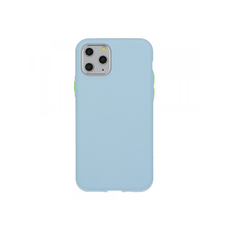 Viedtālruņa aizmugurējais vāciņš Samsung Galaxy S21 Solid Silicone Blue